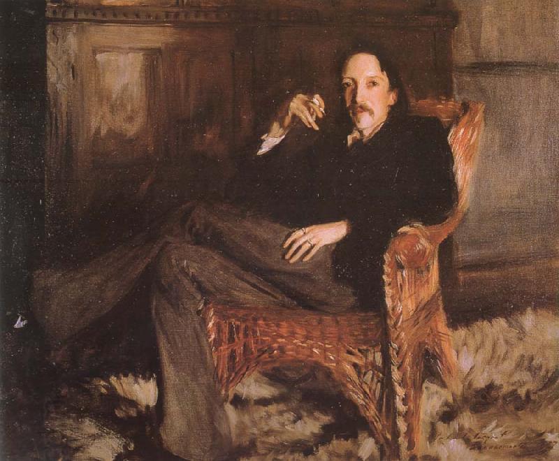 John Singer Sargent Robert Louis Stevenson oil painting picture